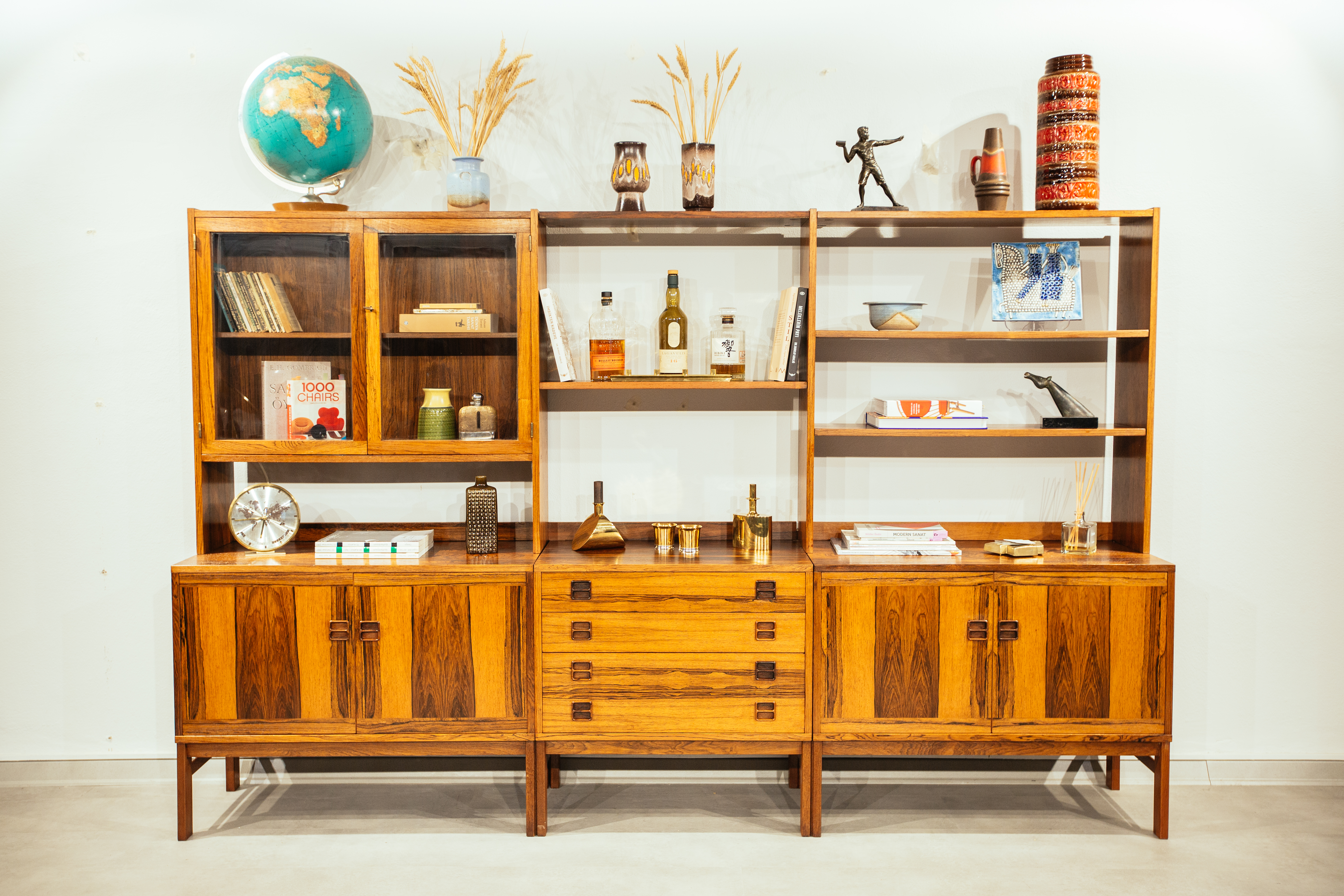 1960s, Eric Wörtz tasarımı , Jakaranda ağacı kitaplık